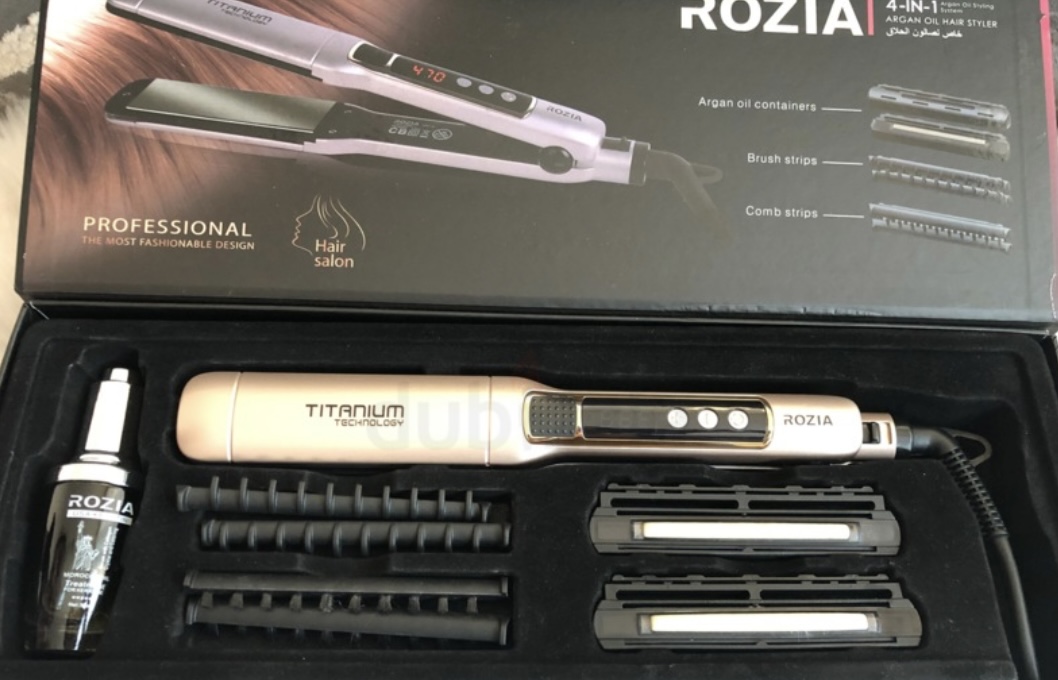 straightening with argan oil