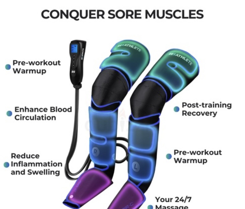 Air-C Leg Massager Customisable, Powerful and Intuitive Air Compression Technology