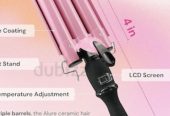 HAIR CURLER WITH THREE BARRELS