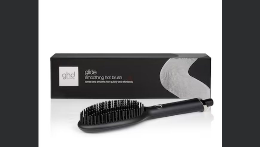 ghd Glide Smoothing Hot Brush For Smooth, Glossy Frizz Free Results For All Hair Type