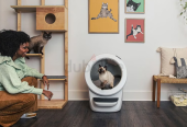 Whisker Litter-Robot 4 – Automatic Smart Cleaning Cat Litter Robot / APP Control / Multiple Cats