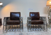 An Andrew Martin Barbarossa armchairs Early 21st century