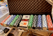 Premium Poker Chips 500 p without number with box