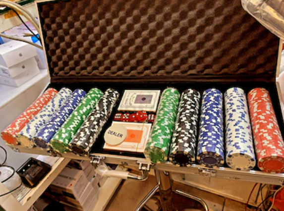 Premium Poker Chips 500 p without number with box