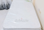 Brand new mdf single bed with medical mattress available