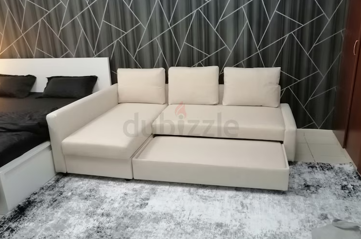 ikea sofa cumbed with big storage