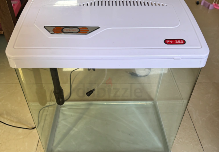 3 in 1 Fish Tank with LED Light, and Pump. Aquarium size 36 x 22 x 40 CM