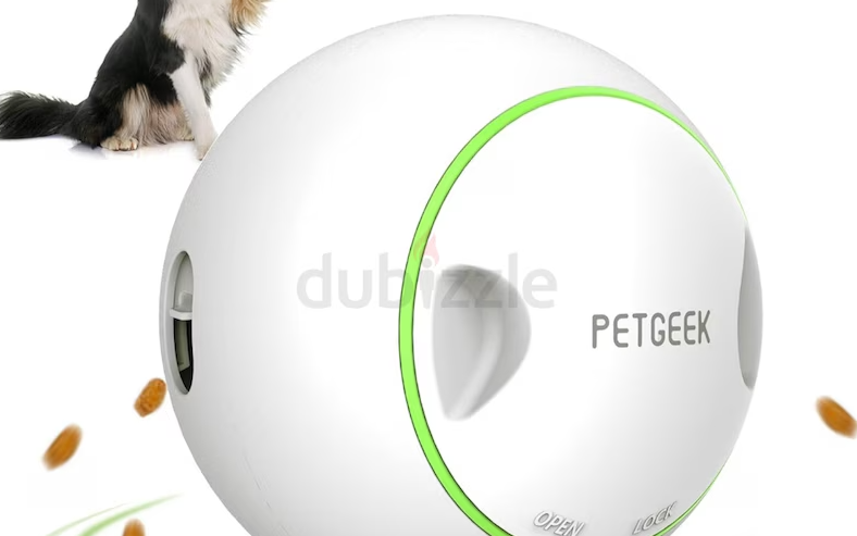 PETGEEK Interactive Dog Treat Ball, Automatic Treat