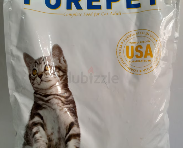 Purepet Adult Cat Food 7kg- chicken/ Ocean fish/ Tuna and Salmon