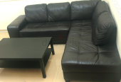 Leather sofa