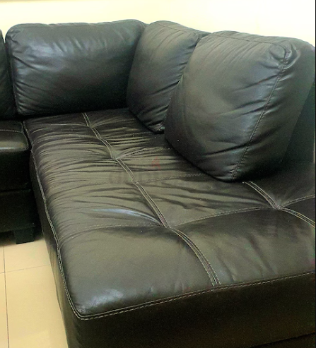 Leather sofa