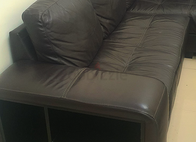 Leather sofa