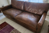 3 Seather Italian Leather Sofa – Marina Home