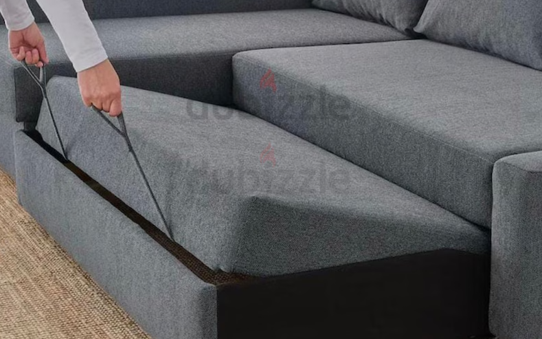 Sofa cum bed ikea L shape in very good condition