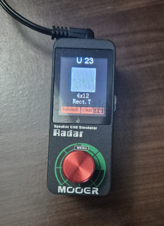 Mooer Radar Cab simulator guitar and bass