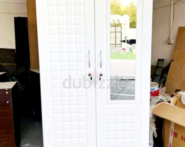 New Two Door Cabinet White