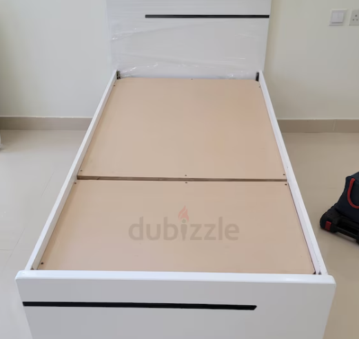 Brand new mdf single bed with medical mattress available