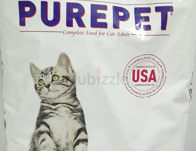 Purepet Adult Cat Food 3kg- Chicken/ Ocean fish/ Tuna and salmon