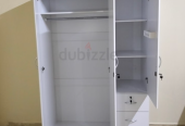 Brand new 3door wardrobe available white color