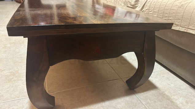 Solid wood coffee table for immediate sale