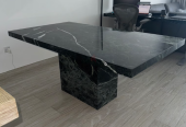 Custom made marble dining table 4 – 6 seater