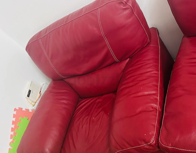 Genuine 3 seater leather sofa for sale