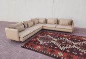 SODERHAMN Corner sofa, 6-seat colour beach