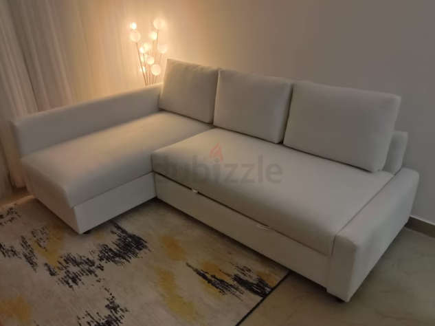 IKEA sofa cum bed L shape with big storage