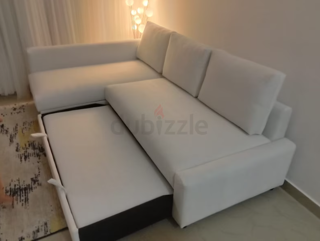 IKEA sofa cum bed L shape with big storage