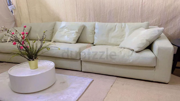 Frighetto Modern pure Leather Sofa brand new