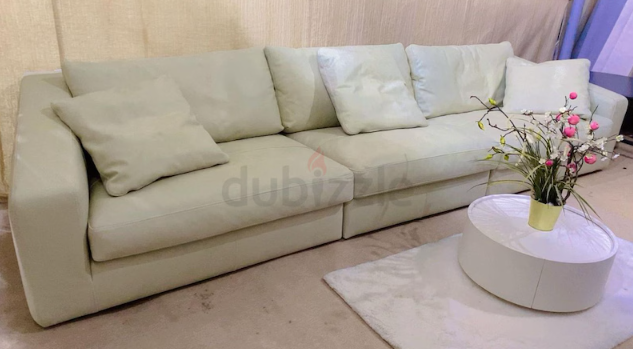 Frighetto Modern pure Leather Sofa brand new