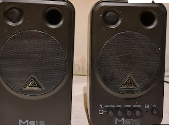 Behringer Ms 16 Studio Monitor Speaker