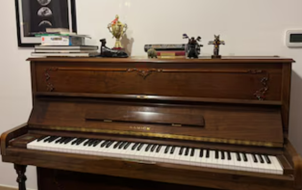 Samick upright piano imperial German scale