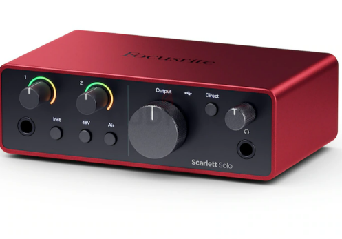 Focusrite Scarlett SOLO 4th Gen Usb Interface. – Brand New – Last Price