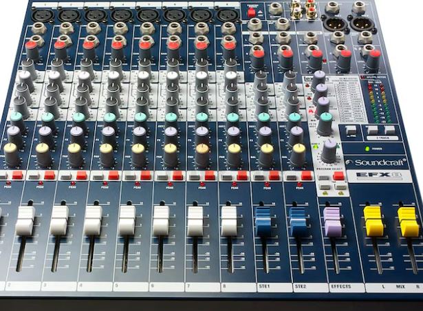 Soundcraft EFX8 Low-cost, high-performance Lexicon® effects mixers