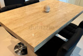 Travertine Dining Table