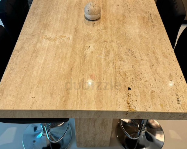 Travertine Dining Table