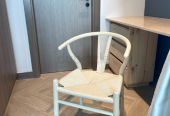 Desk set -Travertine desktop, natural wood drawers and chair – the perfect work station/ desk set up