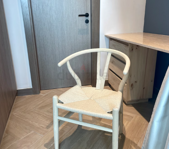 Desk set -Travertine desktop, natural wood drawers and chair – the perfect work station/ desk set up