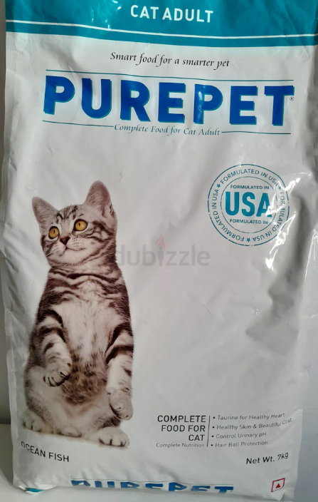 Purepet Adult Cat Food 7kg- Ocean Fish
