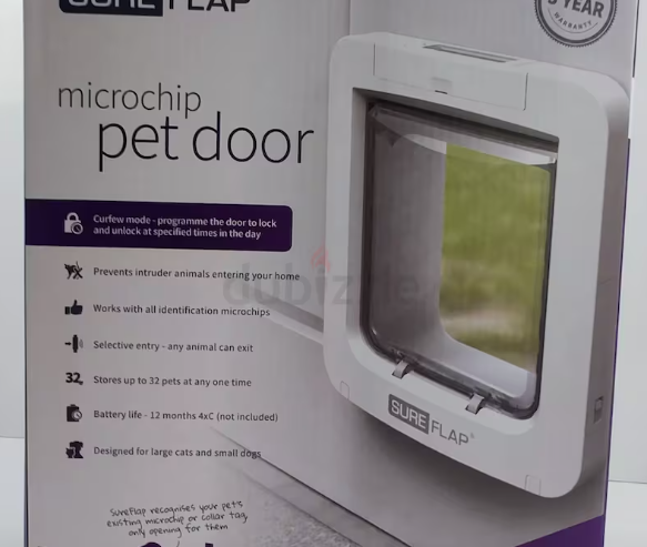 SureFlap White Electronic Microchip Pet Door