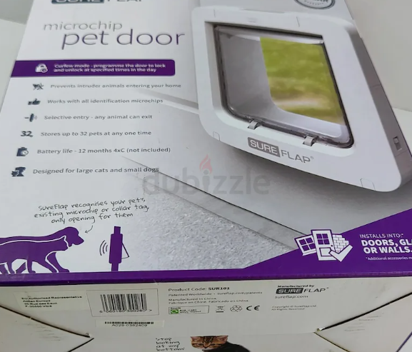 SureFlap White Electronic Microchip Pet Door