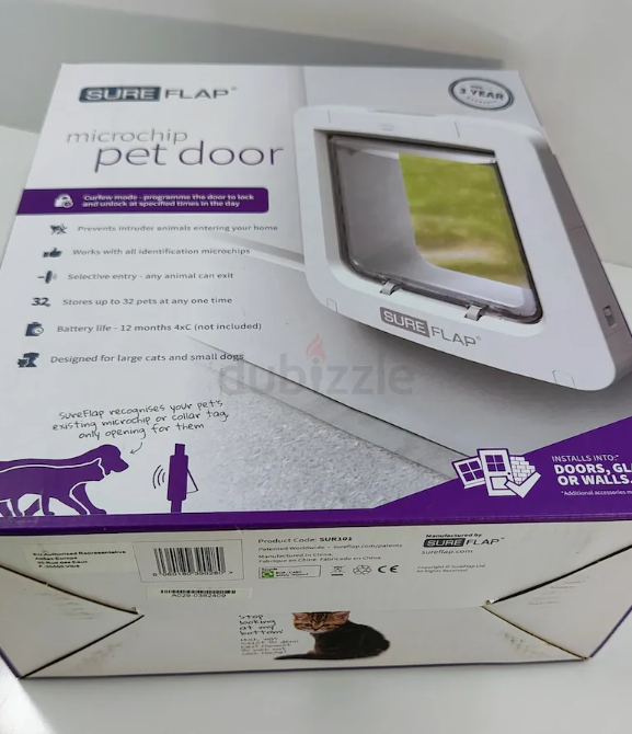 SureFlap White Electronic Microchip Pet Door