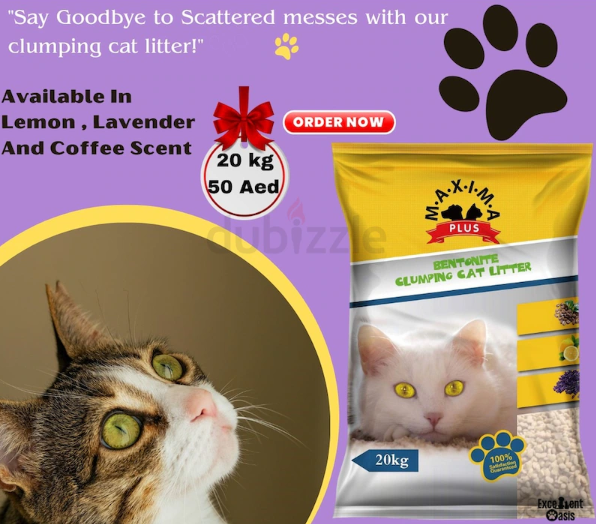 MAXIMA PLUS CAT LITTER 20KG