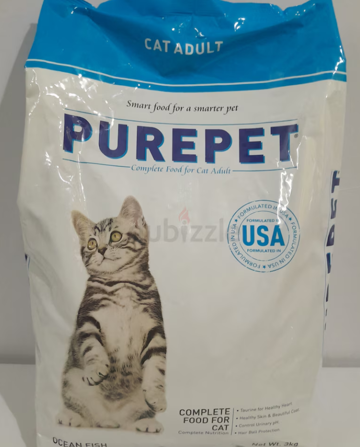 Purepet Adult Cat Food 3kg – Ocean fish