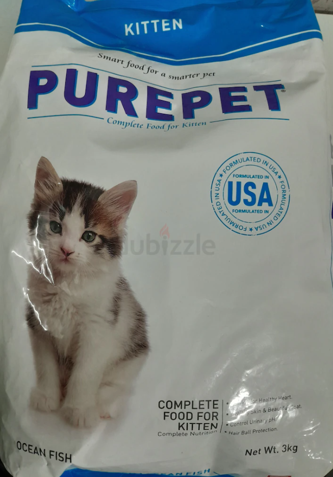 Purepet Kitten Food- Ocean fish 3kg