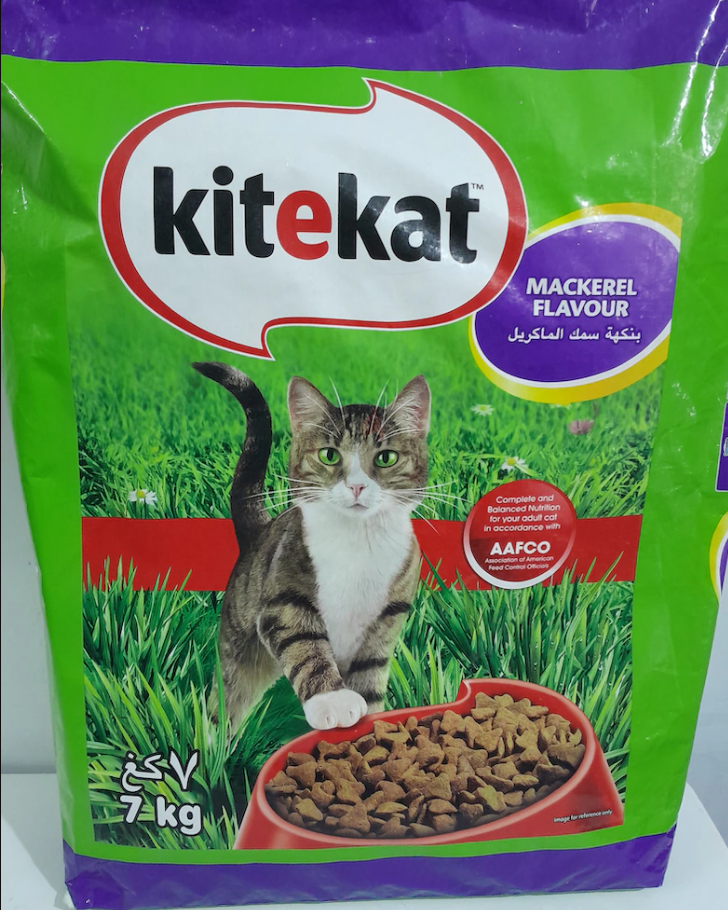 Kitekat Adult Cat Food 7kg – Mackerel