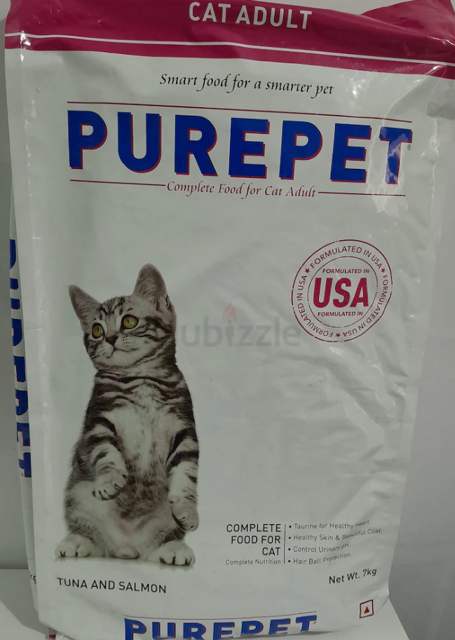 Purepet Adult Cat Food 7kg-Tuna and Salmon