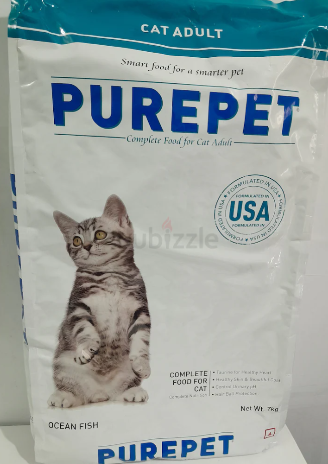 Purepet Adult Cat Food 7kg- Ocean fish