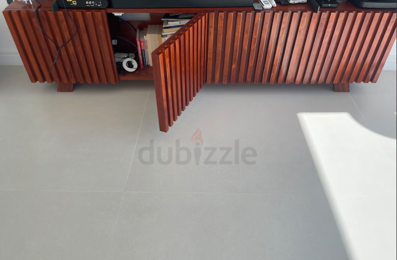 Custom made wooden TV cabinet